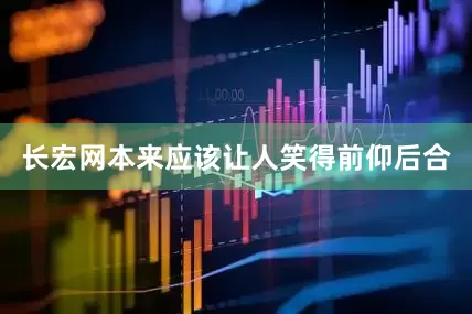 长宏网本来应该让人笑得前仰后合
