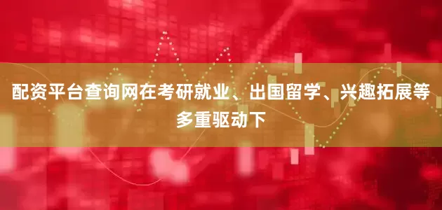 配资平台查询网在考研就业、出国留学、兴趣拓展等多重驱动下