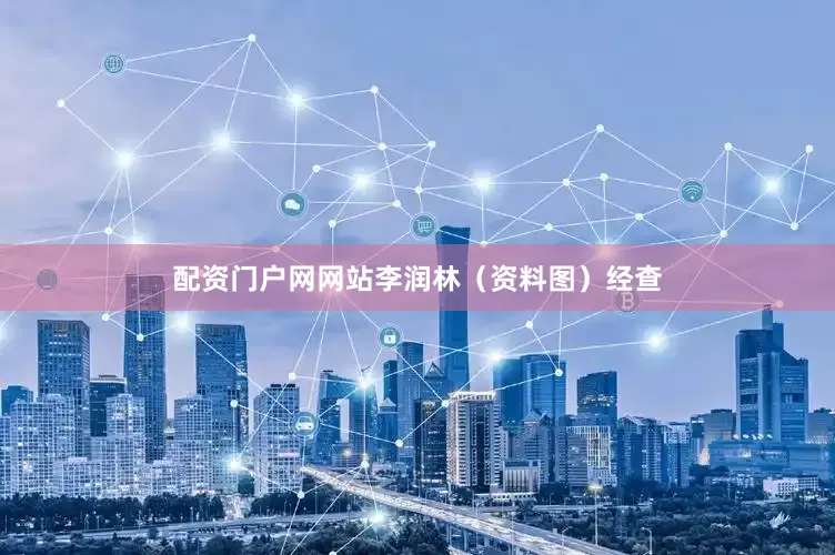 配资门户网网站李润林（资料图）经查