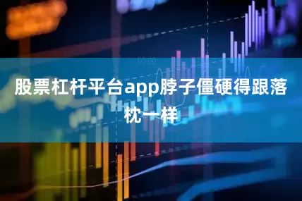 股票杠杆平台app脖子僵硬得跟落枕一样