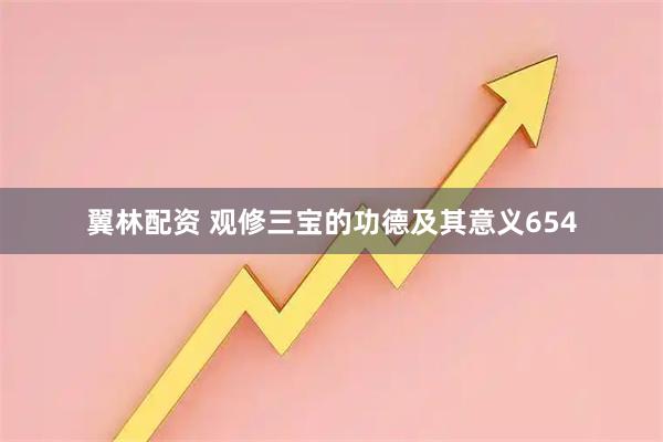 翼林配资 观修三宝的功德及其意义654
